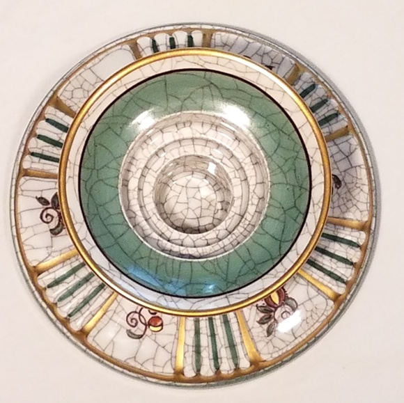 Royal Copenhagen Crackle Glaze Candleholder - Picture 2 of 8